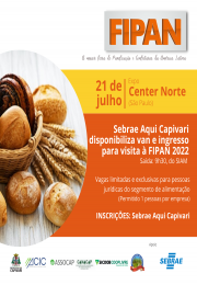 Empresário da Alimentação, visite a FIPAN 2022 gratuitamente com o Sebrae Aqui Capivari!